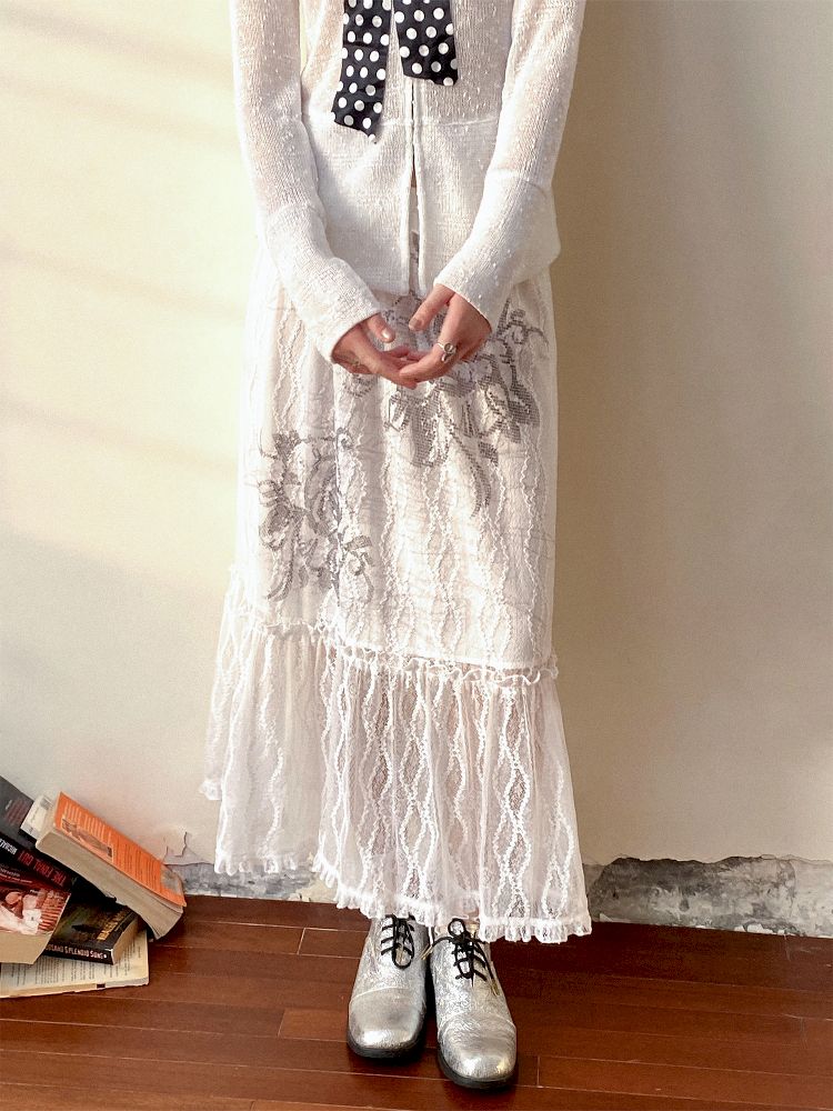 Lace Half-body Skirt【s0000012279】