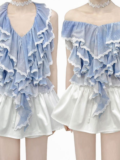 Two Wear Artistic Tank Cami Top【s0000012162】