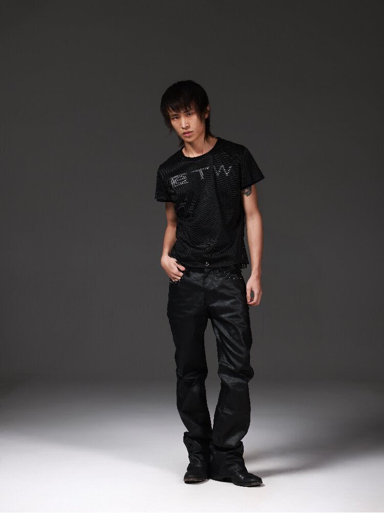 Dark Cross Stitch Slimming Jeans【s0000018297】