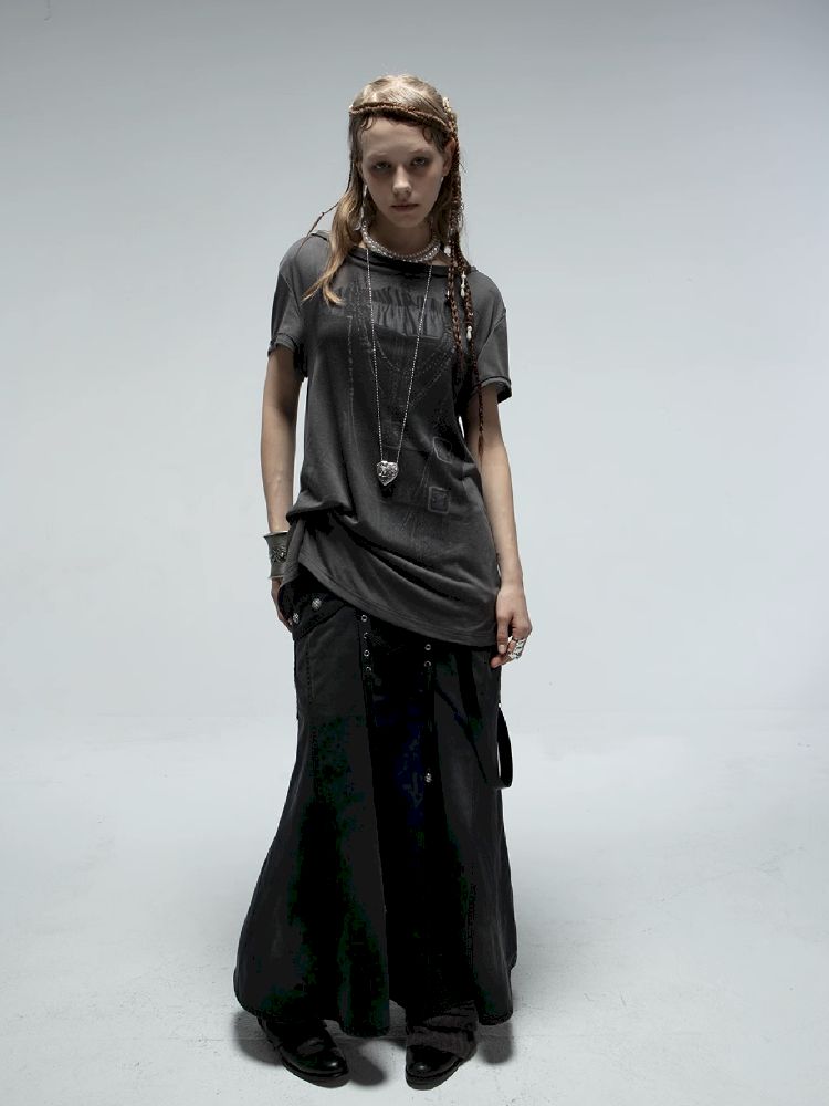 Backless Long Half Skirt【s0000012214】