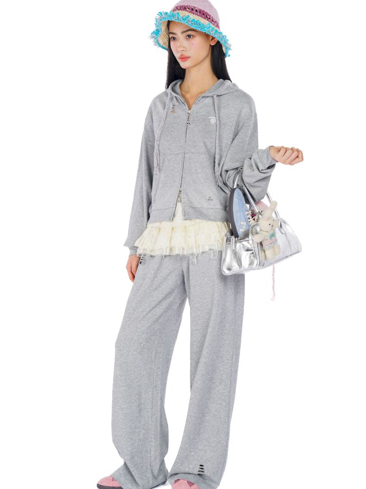 Bow tie Hundred folding white super short skirt【s0000008593】