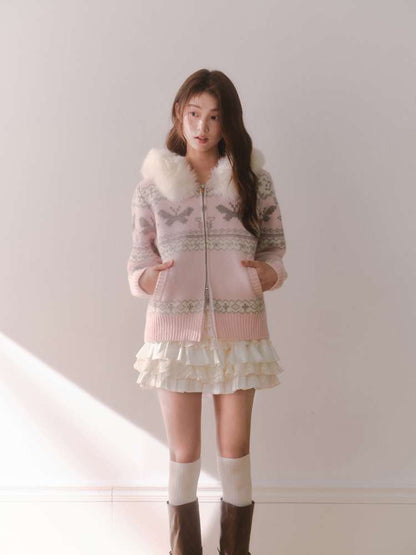 Long-Sleeve Knit Cardigan【s0000014609】