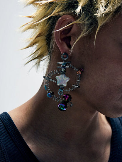 Time Machine Handmade Punk Earrings【s0000018907】