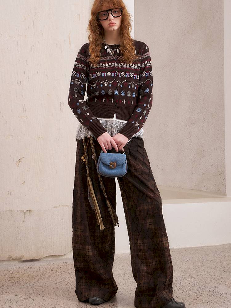 Round Neck Winter Cardigan Coat【s0000014386】