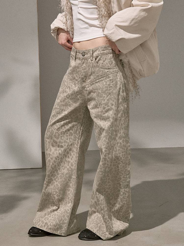 Straight-Leg Wide-Leg Jeans【s0000014389】