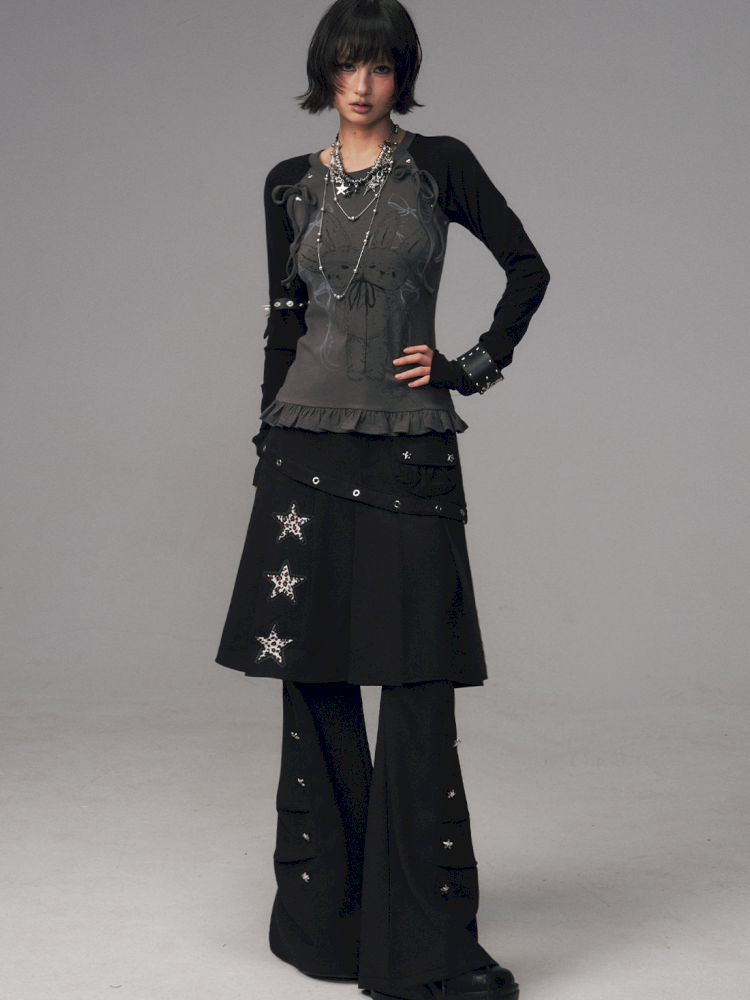 Stretch Slim-Fit Raglan Sleeve T-Shirt【s0000014457】