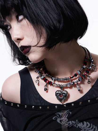 Heavy Gothic Mechanical Choker【s0000018846】