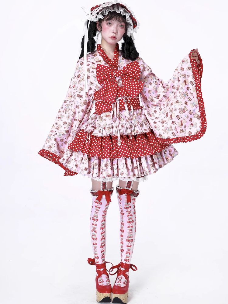 Vintage Girl Half-body Skirt【s0000012187】