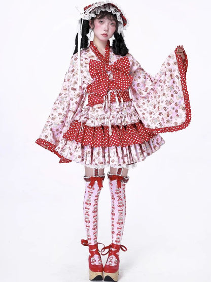 Vintage Girl Half-body Skirt【s0000012187】