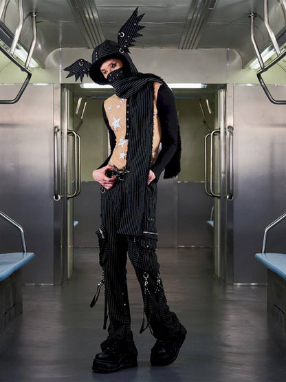 Angel Wings Face-Covering Hooded Scarf【s0000014417】