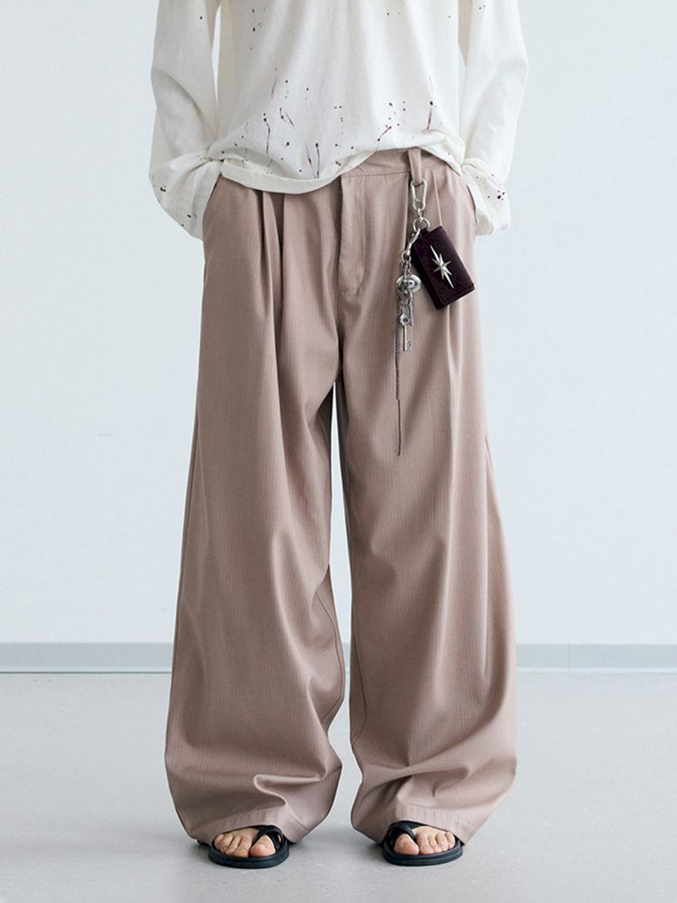 Drape Straight Leg Western Pants【s0000012472】