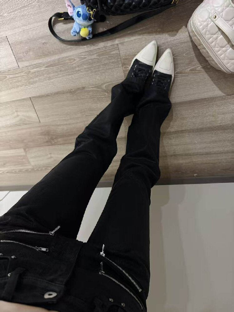 Metal Brush Wax Irregular Jeans【s0000018243】