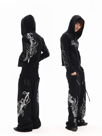 Dark Gothic Longsword Sweatpants【s0000018334】