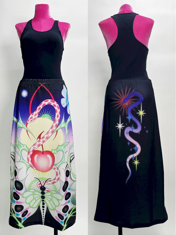 Stretch Casual Halter Long Skirt【s0000012465】