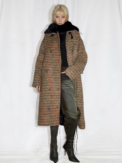 DOUBLE-BREASTED WOOL COAT [S0000010938]