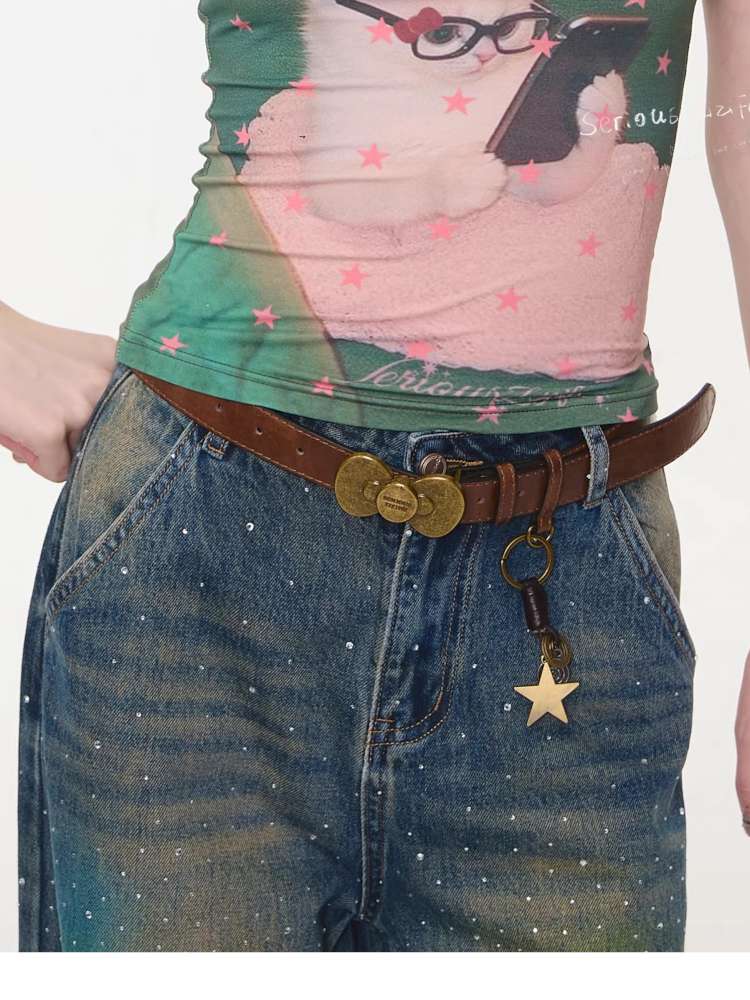 Skirt Belt Bow Metal Head Belt【s0000015423】