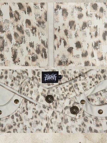 Straight-Leg Flared Low-Rise Pants【s0000014487】