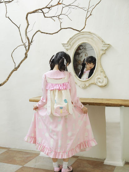 Patchwork Lolita Cake Halter Dress【s0000010460】