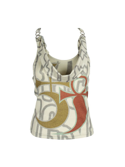Mystery Logo Alloy Buckle Camisole【s0000018063】