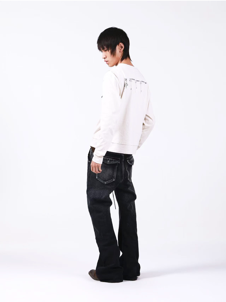 Cotton Linen Bone Apricot Long Sleeve【s0000018192】