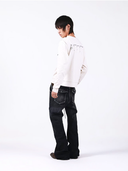 Cotton Linen Bone Apricot Long Sleeve【s0000018192】