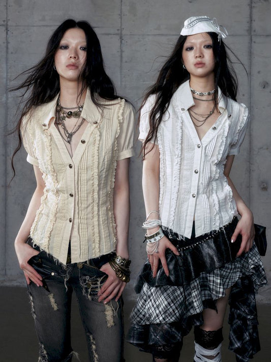 Scrappy Sunscreen Long Sleeve Shirt【s0000013470】