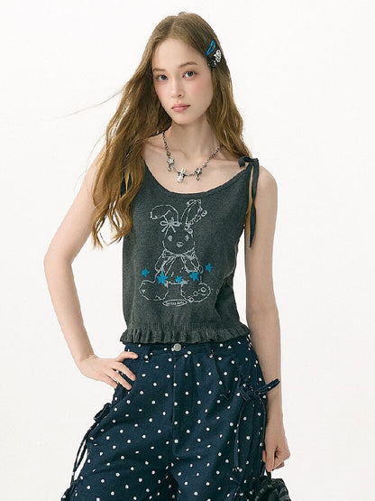 Summer Playful Rabbit Camisole【s0000017161】