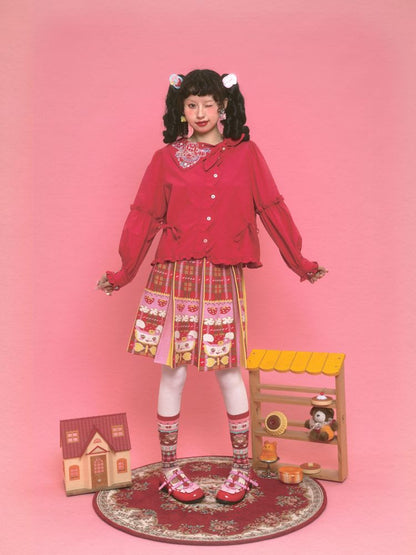 Vintage Versatile Shirt Blouse【s0000011172】