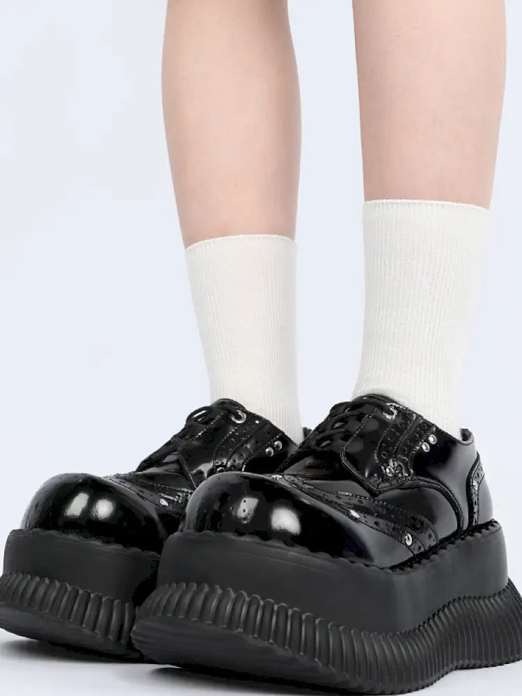 Sweet & Edgy Girls' Chunky Sole Sneakers【s0000014179】