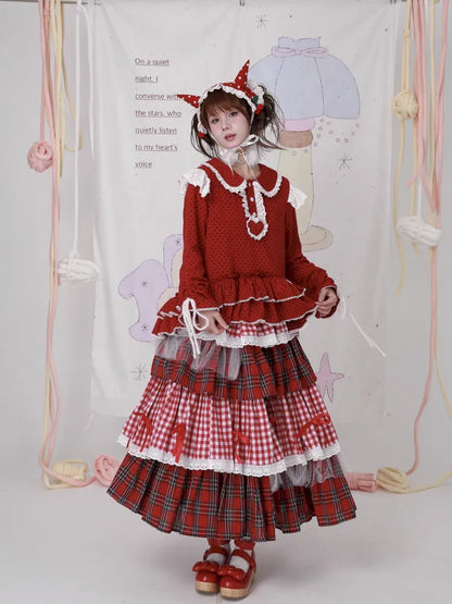 Cute Girl's Christmas Sweatshirt【s0000014108】