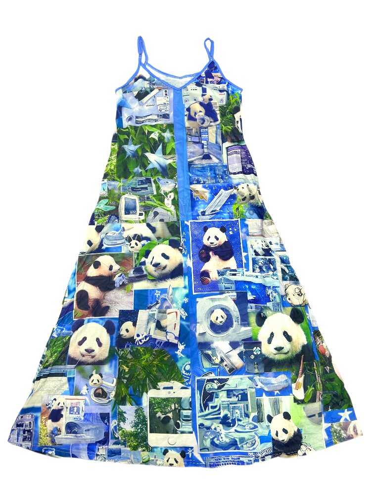 Y2K Fitted Print Slip Dress【s0000017710】