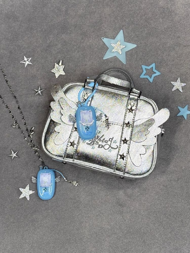 Clover Wings Angel Vintage Cell Phone Pendant【s0000012203】