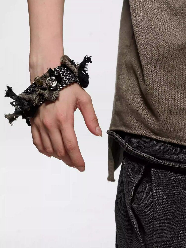 Handmade Neutral Heavywork Bracelet【s0000018851】