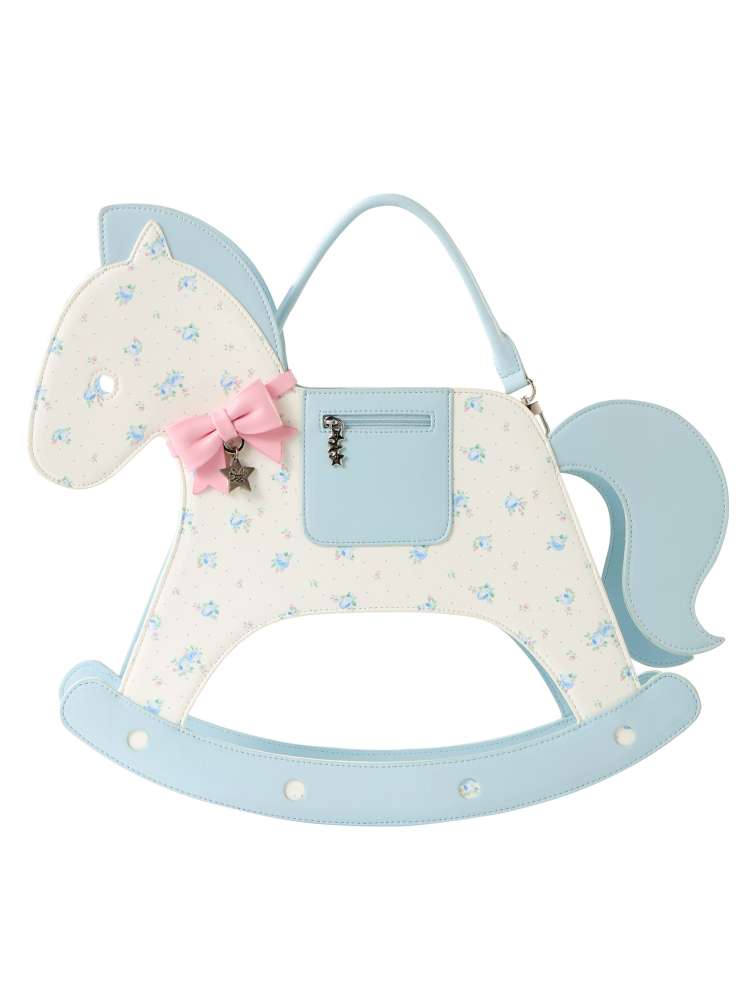 Horse Rolling Trojan Tote Bag【s0000015381】