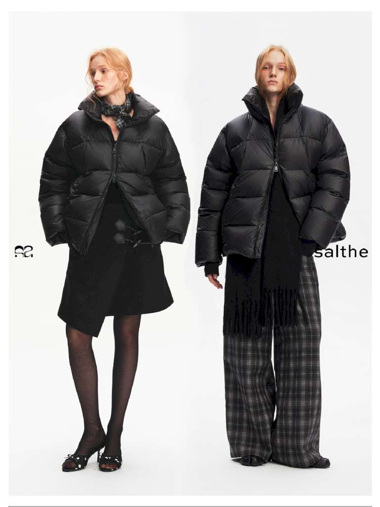 Winter Stand Collar Black Warm 90 Down Jacket【s0000014871】