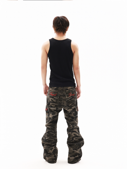 Wasteland Camouflage Utility Jeans【s0000018345】