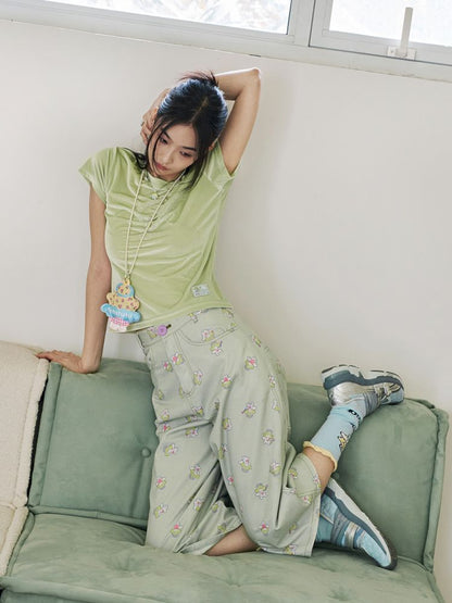 Velvet Cherub Hot Drill Short Sleeve T-Shirt【s0000012449】