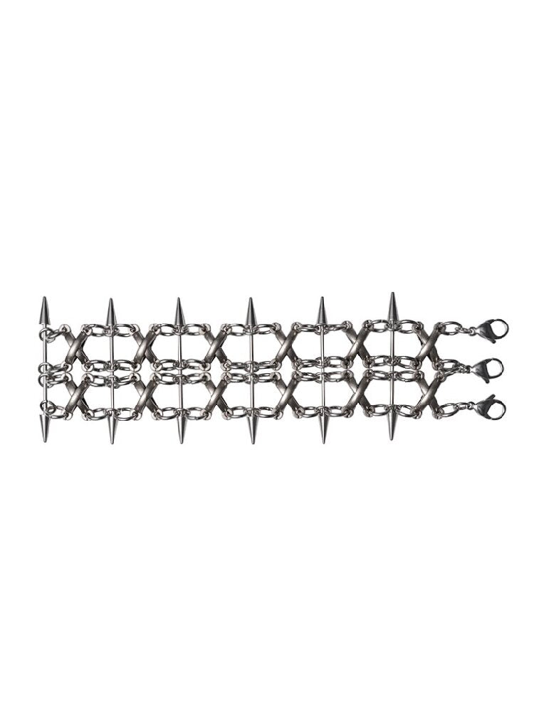 Castle Guard Heavy Gothic Punk Bracelet【s0000018974】
