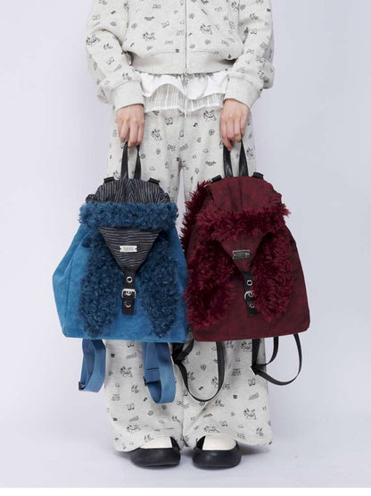 Rabbit Ears Cute Fur Crossbody School Bag【s0000014619】