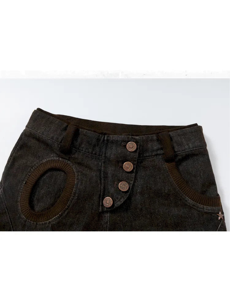 Slim-Fit Flattering Cropped Denim Shorts【s0000013954】