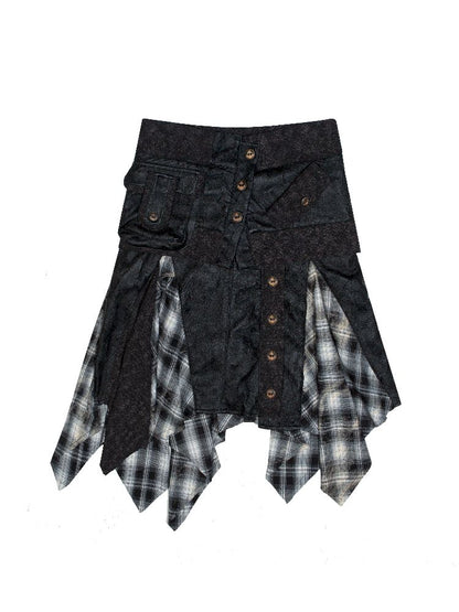 Leather Halter Long Skirt【s0000011253】