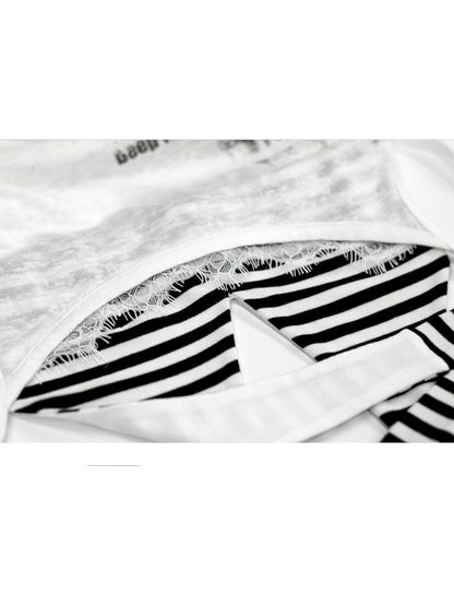 Overlay neck camisole undershirt【s0000012643】