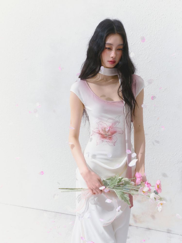 Atmosphere Printed Skinny Dress【s0000012146】