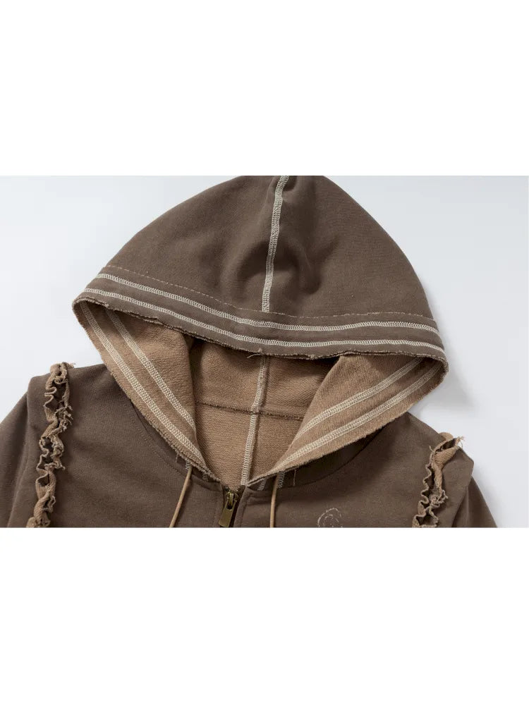 Detachable Hooded Sweatshirt Dress【s0000013943】