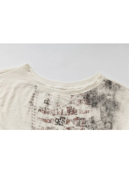 One-shoulder long-sleeved T-shirt【s0000012613】