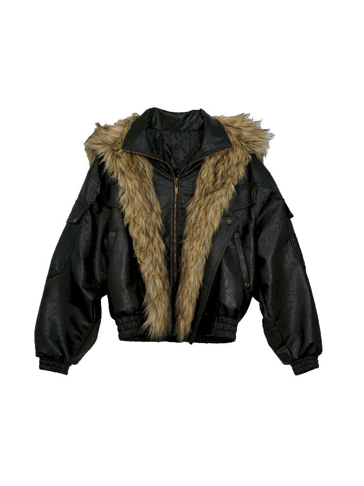 Removable FUR FLIGHT JACKET [S0000010762]