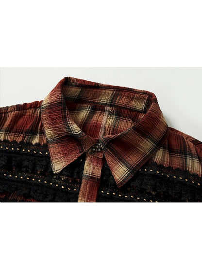 Flare Mid Sleeve Tie Short Blouse【s0000011820】