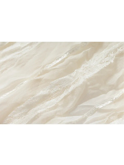 Asymmetrical multi-layer lace skirt【s0000013955】