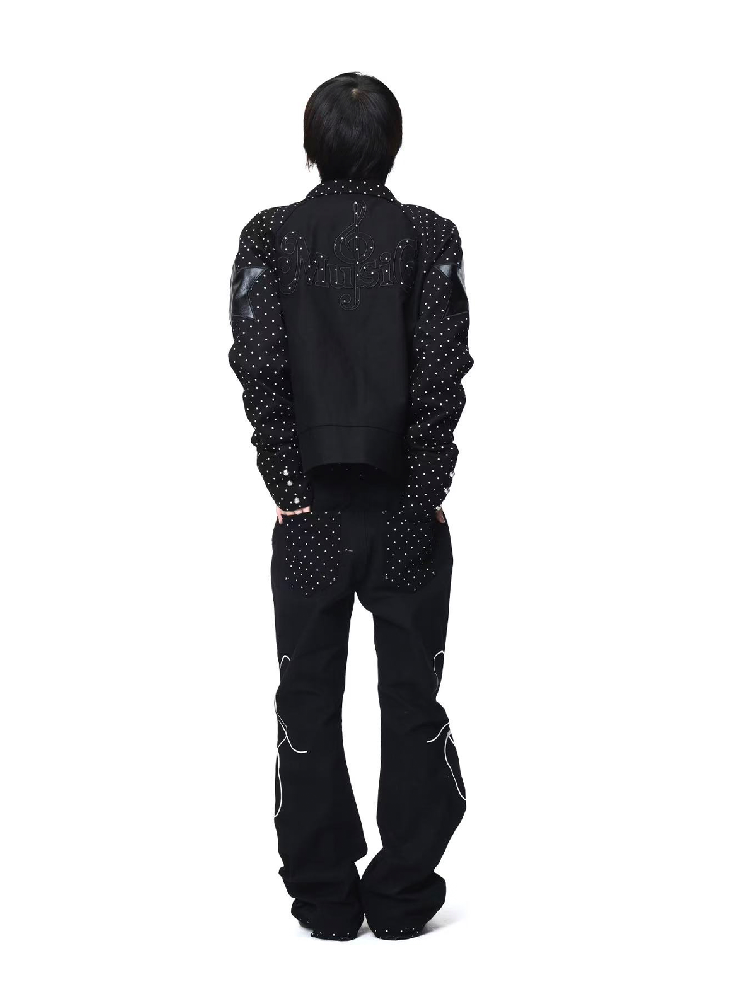 Vintage Polka Dot Knife Jeans【s0000018207】