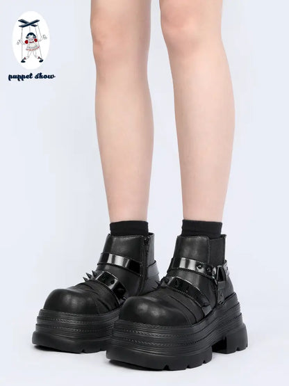 Chunky Sole Short Boots【s0000014185】